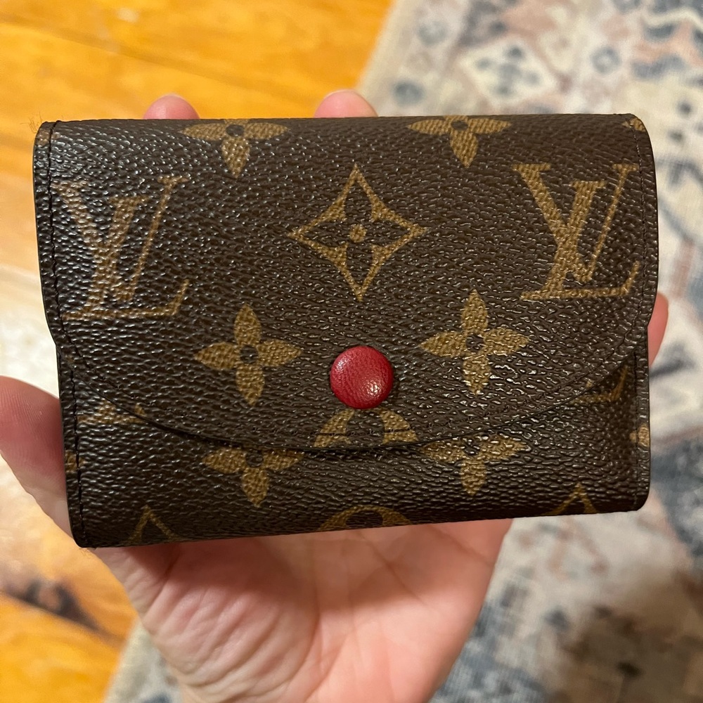 Louis Vuitton Rosalie coin purse fuschia